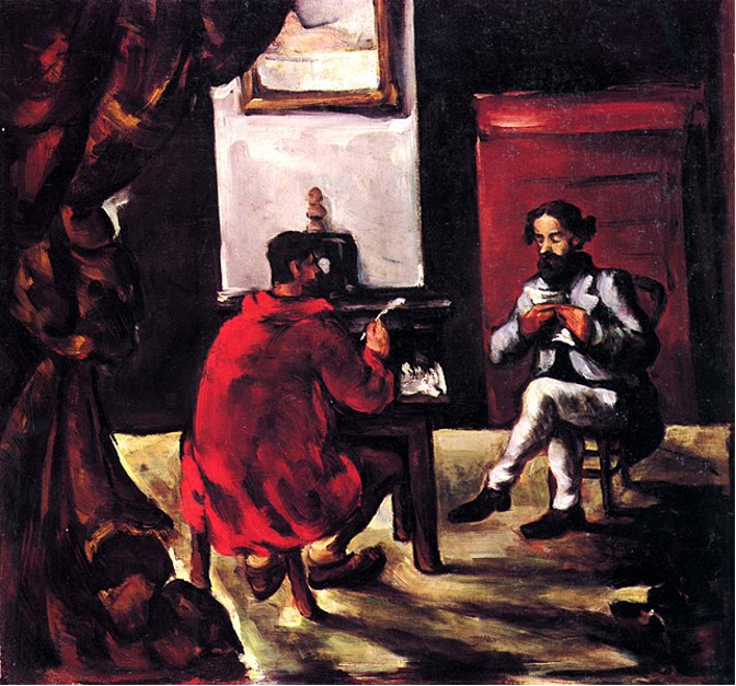 [Description: Photo of Paul Cézanne's 