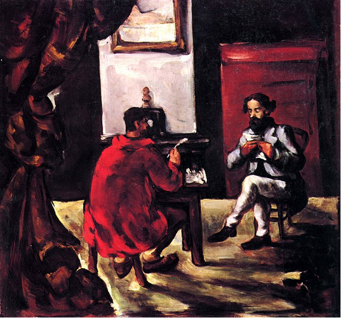[Description: Photo of Paul Cézanne's